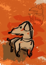 Vector Dog Illustration