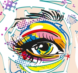 Vector Pop Art Eye
